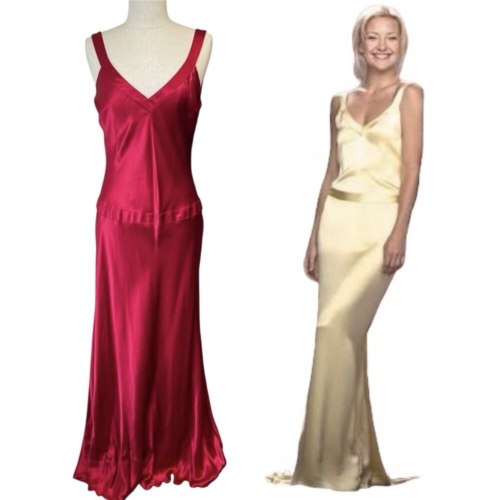Red Satin Dress ASO How To Lose a Guy in 10 Days Formal Maxi NWT 12P